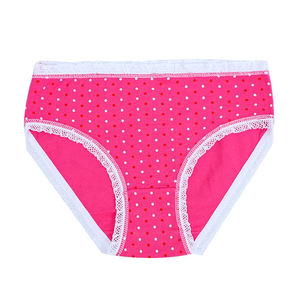 ملابس داخلية للأطفال من UOKIN من القطن الصافي الممشط والدانتيل، سراويل داخلية للبنات من سن 4-10 سنوات، ملابس داخلية برسوم كرتونية للأطفال - Product Image 2