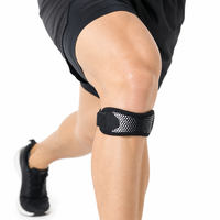 Sangle de soutien du genou en néoprène respirant professionnelle, réglable, pour le tendon rotulien, idéale pour le basketball/la course à pied et les blessures sportives