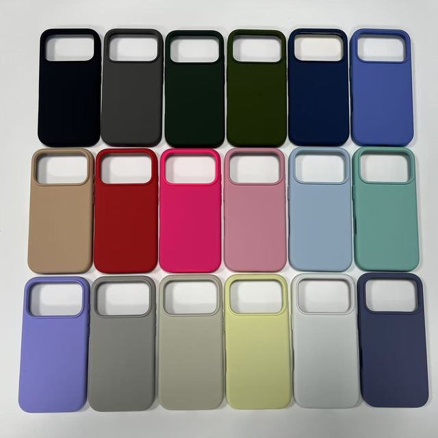 Luxury Candy Liquid Silicone Magnetic Phone Case Custom Shockproof Protective Phone Cover for iPhone 17 16 15 14 13 12 Pro Max
