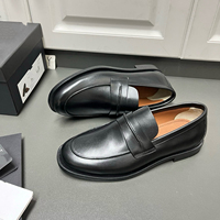 Mocassins classiques pour hommes de style designer de haute qualité, en cuir de vache véritable et daim, à enfiler, pour affaires, habillés ou décontractés, chaussures plates pour hommes