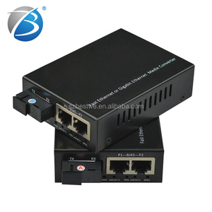 Convertidor de Fibra Óptica Ethernet WDM de 10/100/1000, Convertidor de Medios Gigabit Ethernet - Product Image 5