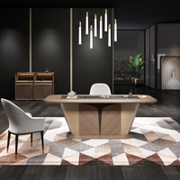 Mesa de Centro Contemporánea Multiusos, Ahorradora de Espacio, Moderna, Ecológica, Duradera, con Tapa de Madera y Tablero de Fibra de Alta Densidad