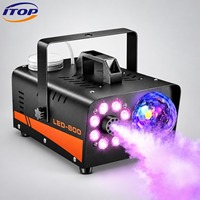 Machine à fumée portable 600W avec télécommande LED pour concert, scène, événement, spectacle