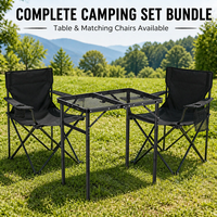 Table pliante de camping en alliage d'aluminium et maille de fer, 60*40, avec grille surélevée, pour l'extérieur, pratique, vente en gros, nouveauté