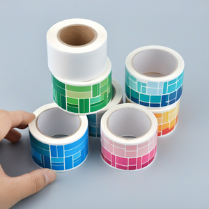 สติกเกอร์ไวนิลโฮโลแกรมแบบกำหนดเอง ตัดได้ตามต้องการ กันน้ำ กาวเหนียวแน่น แผ่นสติกเกอร์ลายดอกไม้ขนาดใหญ่ สไตล์วินเทจ สำหรับตกแต่งงานฝีมือส่วนตัว - Product Image 1