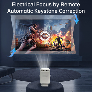 <span class=keywords><strong>Mini</strong></span> <span class=keywords><strong>Proyector</strong></span> <span class=keywords><strong>Recargable</strong></span> con Batería Allwinner H723 4K HD Android 14 5G WIFI 720P 200 ANSI Lúmenes Altavoz C600 Pro - Product Image 4