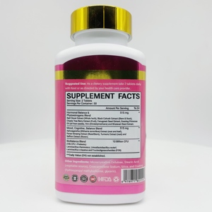 Tabletas de Apoyo para la Menopausia DUOZI, Suplemento Herbal, Fórmula de Probióticos para el Equilibrio Hormonal, Marca Privada OEM - Product Image 3
