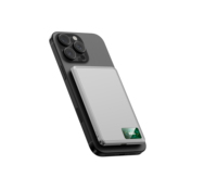 Banque d'alimentation Qi2 ultra-mince, nano-banque d'alimentation, ultra-fine, 5000 mAh, banque d'alimentation magnétique, certifiée Qi2, 15 W max, charge ultra-rapide