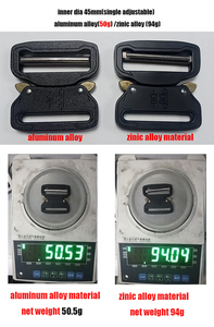 고품질 26mm 메탈 택티컬 버클, 고인장 강도 금속 조절식 컬러 퀵 릴리스 벨트 버클 1인치 - Product Image 3