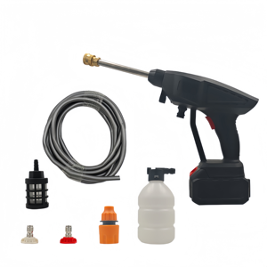 Macchina per autolavaggio Wireless ad alta pressione portatile pistola a spruzzo ad acqua batteria al litio da 1.3mm eccellente per il commercio estero transfrontaliero - Product Image 3