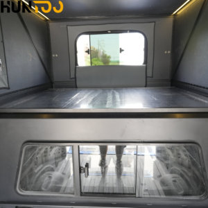 Huntoo - Tienda de Campaña Ligera Personalizada para Camioneta, Desplegable, para Camionetas con Plataforma Plana, Caja de Campamento para Jeep <span class=keywords><strong>Gladiator</strong></span> - Product Image 2
