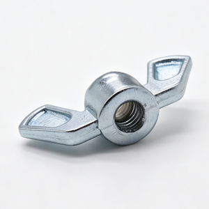 Écrou à oreilles en acier forgé zingué, filetage métrique, écrou à serrage manuel, fixation personnalisée - Product Image 5