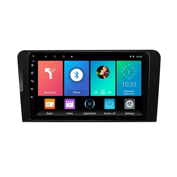 2 din Автомобильный мультимедийный плеер Android 9,1 Wifi навигация GPS Авторадио для Benz ML W164 ML350 ML500 X164 GL320 GL 2005-2012