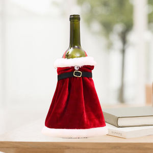 New <b>Christmas</b> Wine Set Home Decoration <b>Christmas</b> <b>Dress</b> Wine Bottle Set Creative Dining Table <b>Christmas</b> Skirt Wine Bottle Decor - Product Image 5