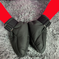 Bottes de contrainte BDSM avec semelle entièrement cloutée, les plus confortables pour le fétichisme des pieds, menottes de cheville noires, bottes de soumission