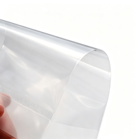 Sacs d'emballage alimentaire recyclables en PE avec fermeture éclair personnalisés pour les sushis, le lait et autres produits alimentaires - Transparents, épaisseur 0,12 mm