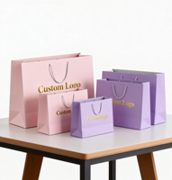 Tas Kertas Stok Pabrik dengan Logo Kustom, Penjualan Langsung Pabrik, Kualitas Tinggi, Laris untuk Pakaian, Kaos Kaki, Sepatu, Bulu