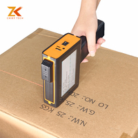 Printer Label Inkjet TIJ 12.7mm Industri Baru, Printer Tinta Solvent, Mesin Pengkodean Batch Barcode Pencetak Tanggal Kecepatan Tinggi