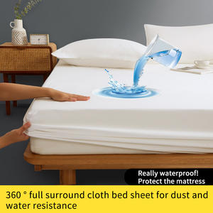 Juego de sábanas de microfibra personalizado moderno impermeable antiestático usable tamaño Queen King botella de <span class=keywords><strong>plástico</strong></span> reciclado colchas - Product Image 2