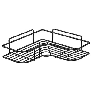 Étagère d'angle murale sans perçage pour salle de bain, panier de rangement de haute qualité pour accessoires de douche - Product Image 1