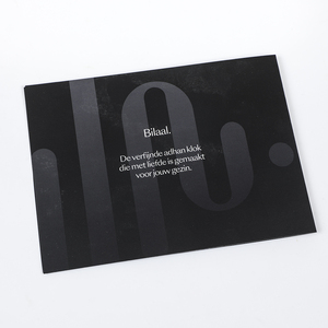 Laminación mate brillante lujosa de doble cara Impresión de <span class=keywords><strong>tamaño</strong></span> personalizado folleto de postal costom anuncio - Product Image 3