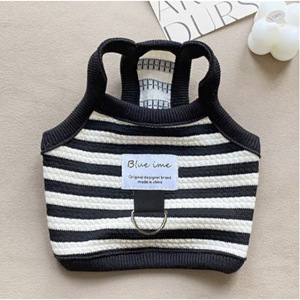 French style pet <b>clothes</b>, summer Teddy, Bichon Frise, Pomeranian summer vest, short sleeveless, <b>cat</b> anti-shedding leash - Product Image 4