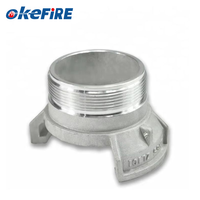 Raccord mâle en aluminium de type français Okefire DSP haute pression