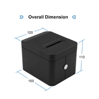 Printer Thermal CSN-58V 58mm untuk Sistem POS Bluetooth, Printer Kasir Desktop dengan Pemotong Otomatis untuk Mesin Kios, Tersedia dalam Stok