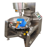 Équipement industriel d'autocuiseur de bouilloire à double paroi inclinable pour la sauce vapeur faire bouillir le sucre pour le lait de soja et de maïs de noix