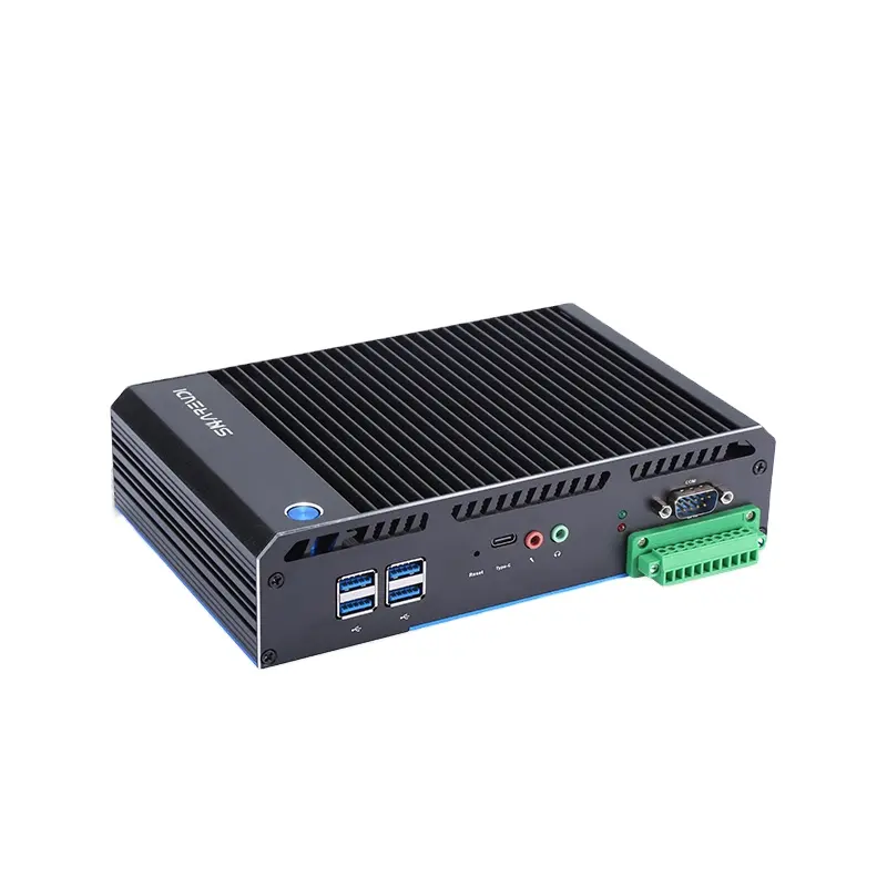 Mais vendidos Core i3 i5 i7 10 ° 11ª Geração Quad Core dual LAN GPIO suporte 8K com Win10 Linux grau incorporado industrial mini pc