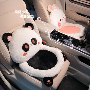 Felpa conejo coche cintura cuello almohada asiento cojín sofá Oficina descanso <span class=keywords><strong>silla</strong></span> Pad chica mujeres amantes coche Interior lindo - Product Image 2