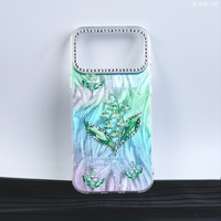 Coque de téléphone portable antichoc en TPU de luxe pour femmes, motif floral et diamant, personnalisable, plusieurs options de couleurs, pour iPhone 17 16 Pro Max