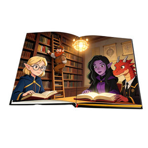 Libro de Tapa Dura Personalizado en Color Negro Puro con Borde Dorado, Historia para Adultos, Cómic, Anime, <span class=keywords><strong>Manga</strong></span> - Product Image 1