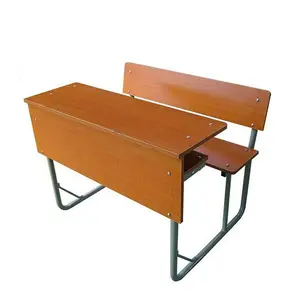 Mesa de assento duplo e mobiliário da escola da cadeira