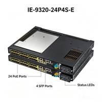 Cisco IE-9320-24P4S-E Enterprise Switch 24PoE+4SFP Ports 370W PoE Budget Rack Mount Industrial Chassis