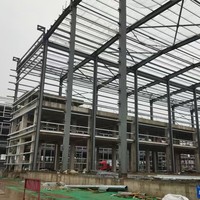 Servicios de Corte y Doblado de Piezas de Acero al Carbono ASTM OEM para Combinaciones de Vigas y Columnas, Almacén de Acero Moderno y Duradero