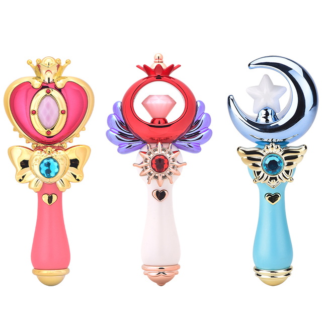 Girl Magic Wand Toy Flashing Light up Stick Lovely Gift Musical Wand Toy