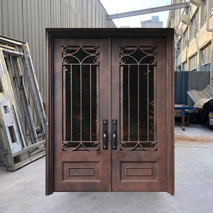 TECHTOP 절묘한 수제 철문 가정 또는 비즈니스를위한 내구성 우아한 보안 입구 프리미엄 품질의 스틸 게이트 - Product Image 4