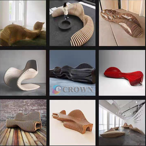 Public Bench Park Luxury Service Bench Arc Chair Design Galss Bench for Public Bench Park Mall Public Bench OEM - Product Image 2