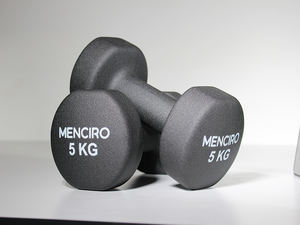 Haltères hexagonaux en caoutchouc antidérapants avec logo personnalisé, ensemble d'haltères, équipement de gymnastique pour perte de poids pour entraînement en force musculaire pour femmes - Product Image 6