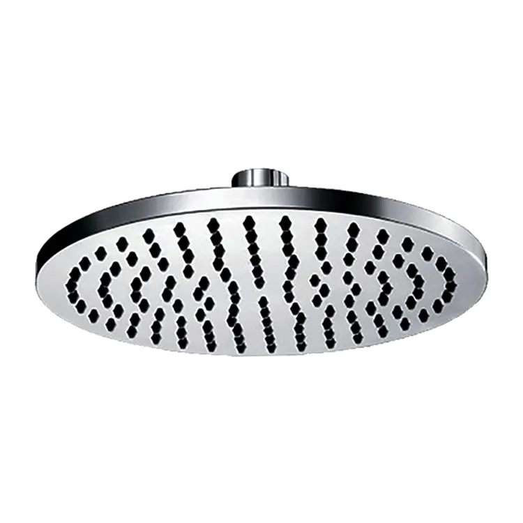 Bathroom round type accessories chrome finished abs material rain shower head 8"