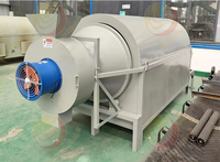 Sécheur professionnel à air chaud pour déchets alimentaires, boues, grains, double tambour, 30 tonnes, machine à sécher les feuilles de moringa