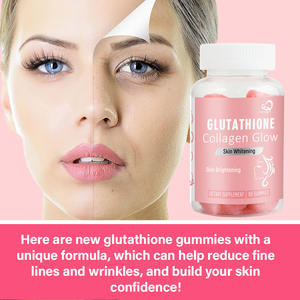Chinaphers grosir Label pribadi <span class=keywords><strong>Glutathione</strong></span> Gummies 60 pil Per botol Vegan <span class=keywords><strong>Glutathione</strong></span> suplemen Vitamin E pemutih kulit - Product Image 4