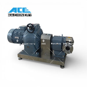 Bomba de Lóbulos de Rotor de Una Sola Aspa de Acero Inoxidable SS304 SS316L de 7.5HP 5.5KW -52 con Caja de Control y Motor Antideflagrante al Mejor Precio - Product Image 4