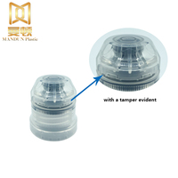 Flip Top Sports Water Cap Tamper avec Valve en silicone 28mm Bouteilles d'injection Bec Cap Bouteilles et bouchons d'huile Pompe Evident Plastic