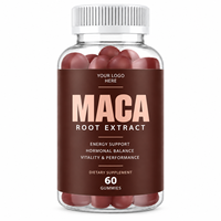 Gummies de pectine de racine de Maca en gros, sans OGM, véganes, pour le bien-être masculin et l'impulsion énergétique