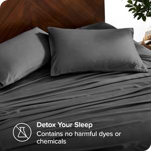 ملاءات كلاودلاند المريحة من الخيزران الفحمي، 100% خيزران نقي، ملاءات تبريد عالية الجودة من الخيزران - Product Image 3