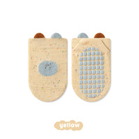 Chaussettes antidérapantes confortables et douces pour bébé, design mignon, chaussettes en coton sans couture, chaussettes mi-mollet sûres pour nourrissons et nouveau-nés