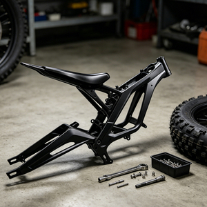 E Bike <b>Frame</b> for Light X Strengthen Main Swingarm Subframe and Seat Mount Bracket - Product Image 1