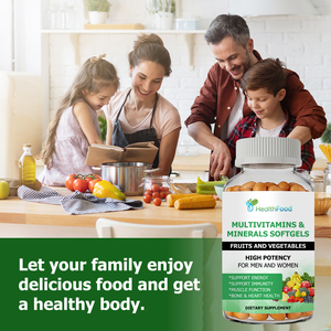 Cápsulas de Multivitaminas y Minerales Más Vendidas con Vitamina C, Energía, Salud del Corazón y Cerebro, Fuerza Ósea, Función Muscular - Product Image 5